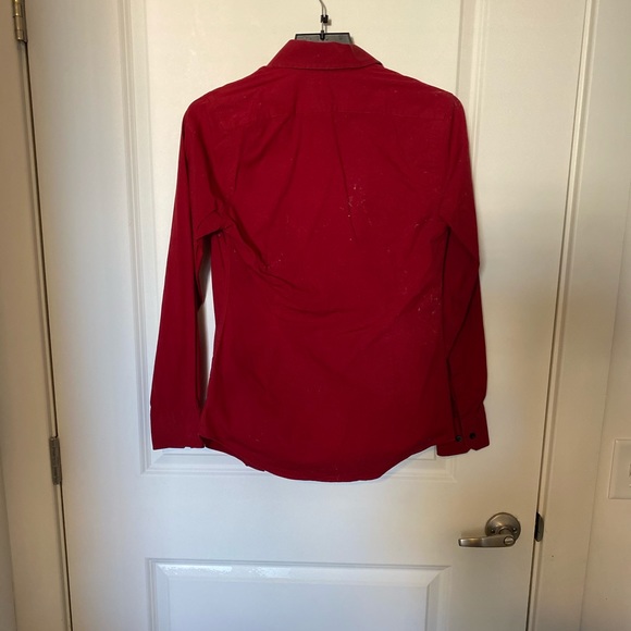 Men’s 1MX EXPRESS *ExtraSlimFit Red ❤️Dress Shirt - Picture 4 of 4